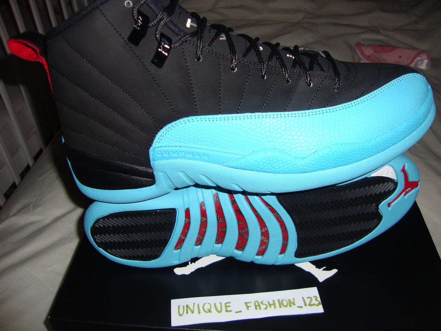 jordan 12 azul con negro jordan 12 azul con negro